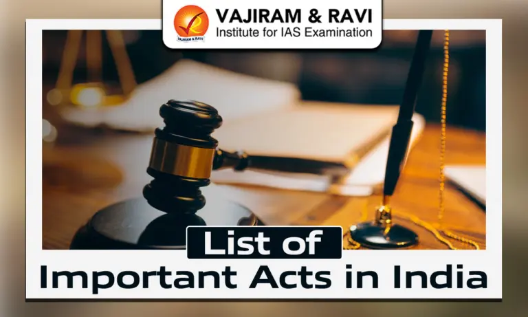 Important Acts in India