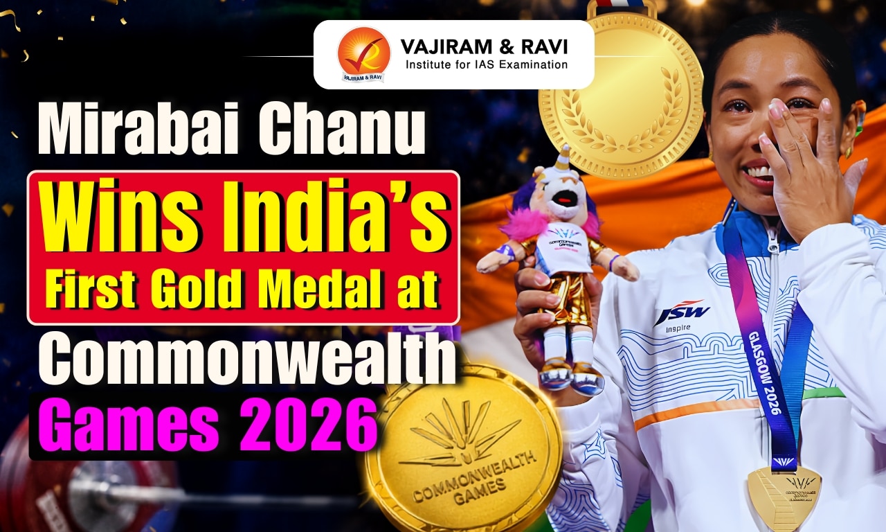 Mirabai Chanu Wins India’s First Gold Medal at Commonwealth Games 2026