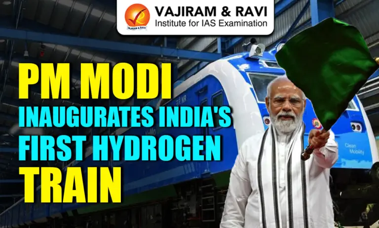 PM Modi Inaugurates India's First Hydrogen Train