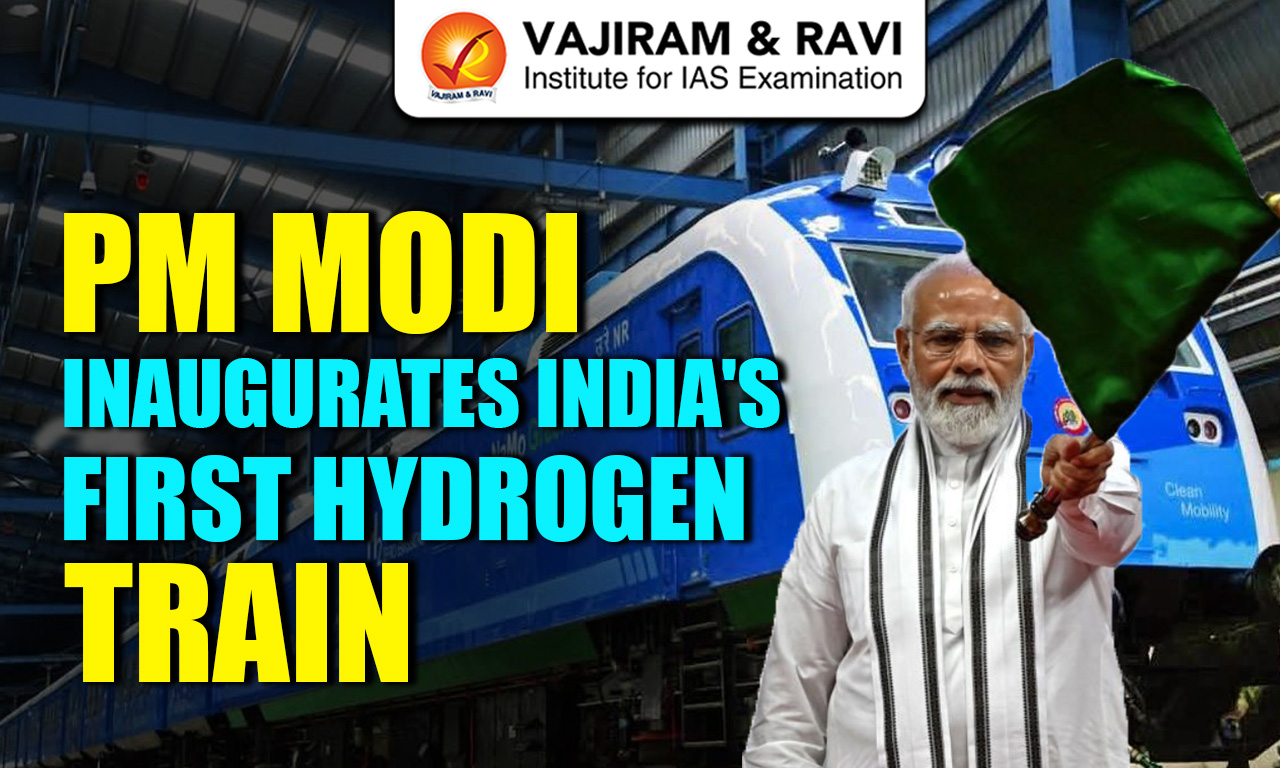 PM Modi Inaugurates India's First Hydrogen Train