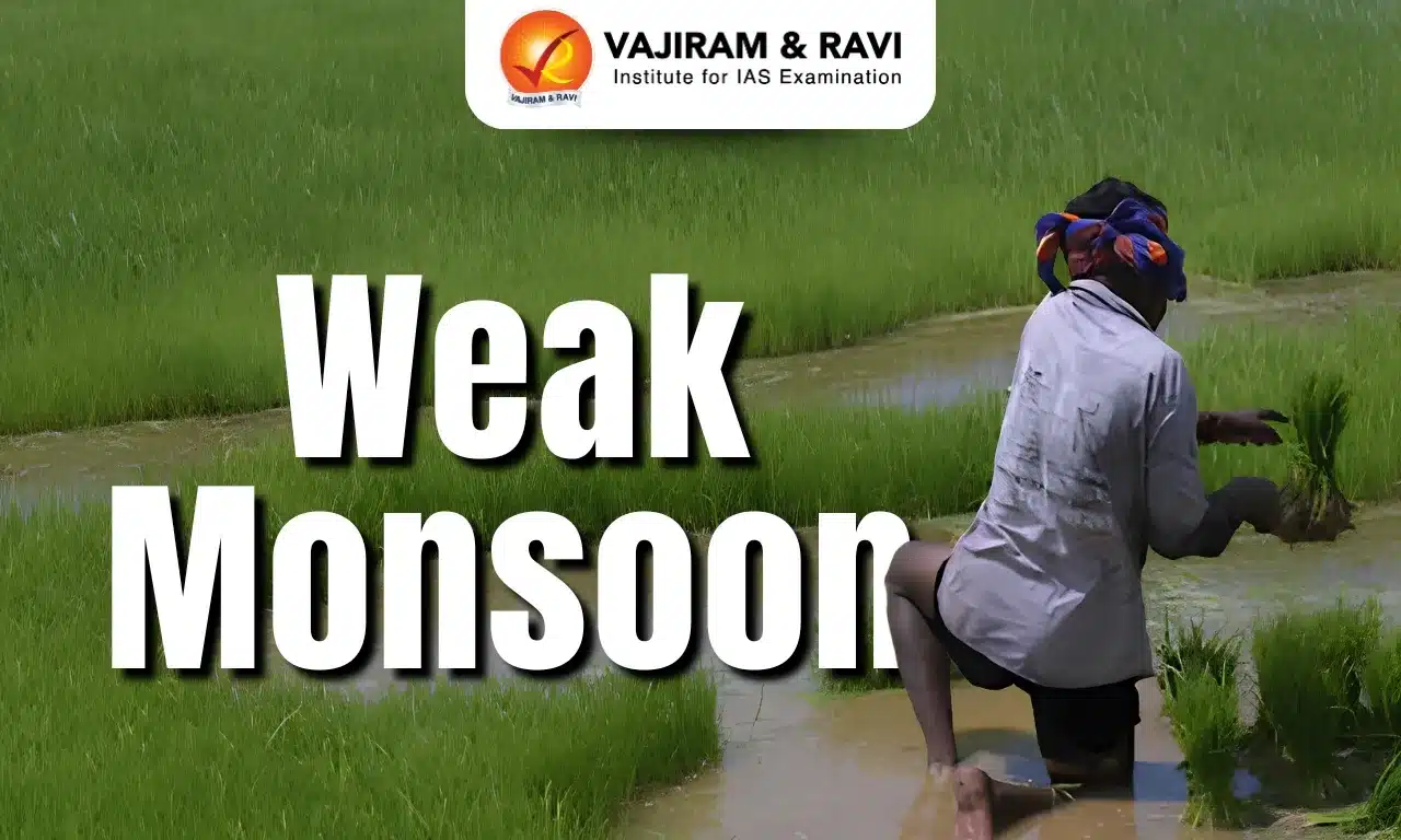 Weak Monsoon