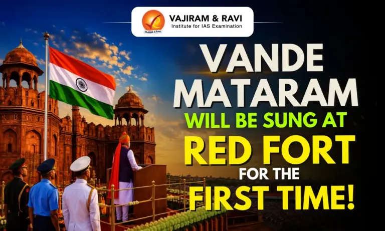 Vande Mataram To Be Sung at Red Fort For First Time