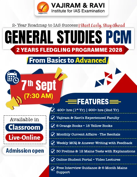 General Studies 2 years programme 2028 Side banner