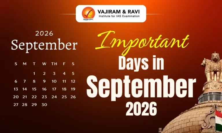 Important Days in September 2026