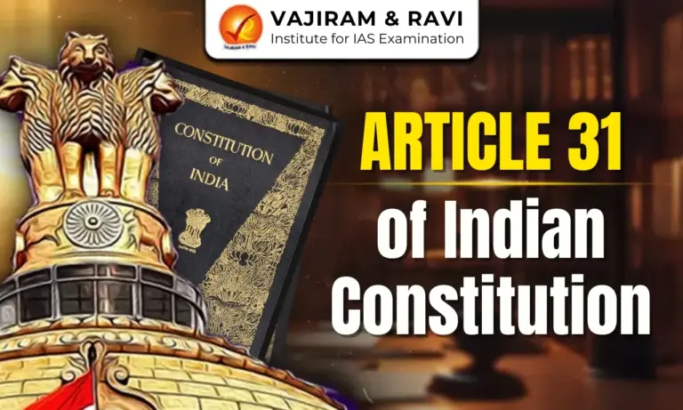 Article 31 of Indian Constitution