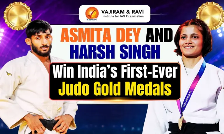 Asmita Dey and Harsh Singh Win India’s First-Ever Judo Gold Medals