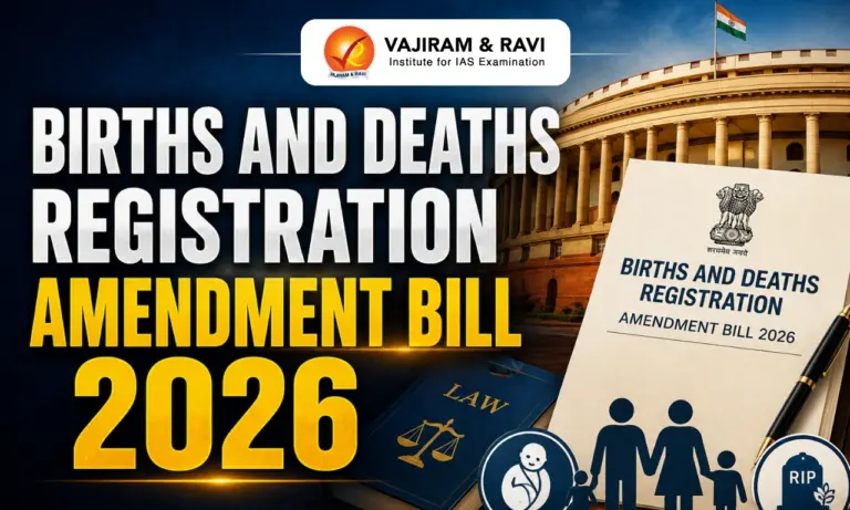 Births and Deaths Registration Amendment Bill 2026