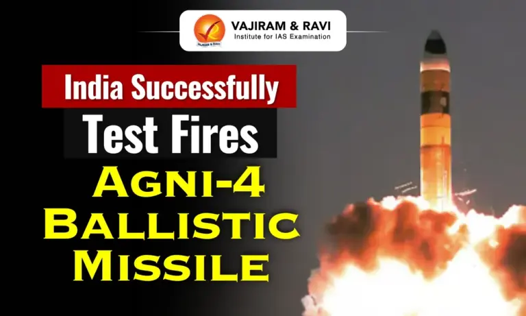 India Successfully Test Fires Agni-4 Ballistic Missile