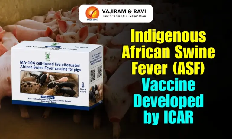 Indigenous African Swine Fever (ASF) Vaccine Developed by ICAR