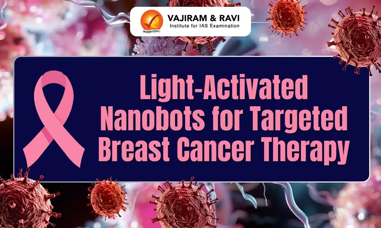 Light-Activated Nanobots for Targeted Breast Cancer Therapy