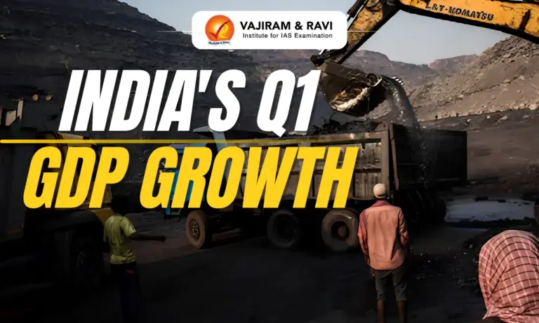 India's Q1 GDP Growth