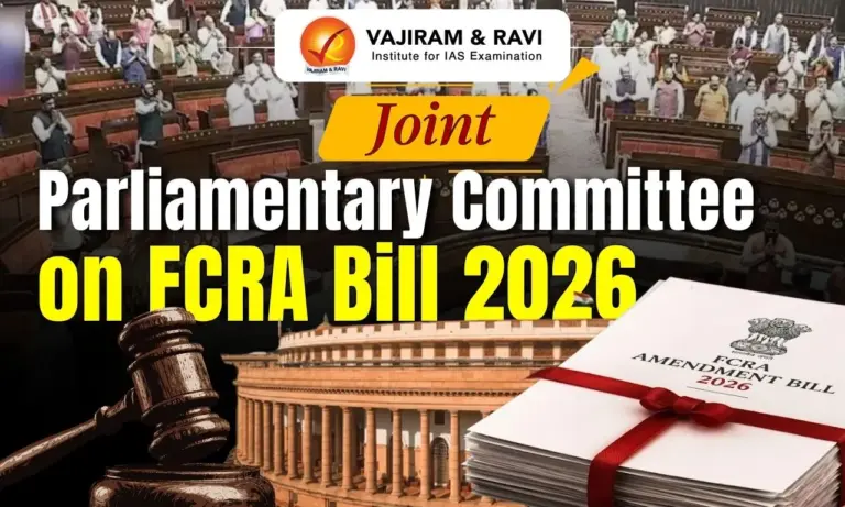 Joint Parliamentary Committee on FCRA Bill 2026
