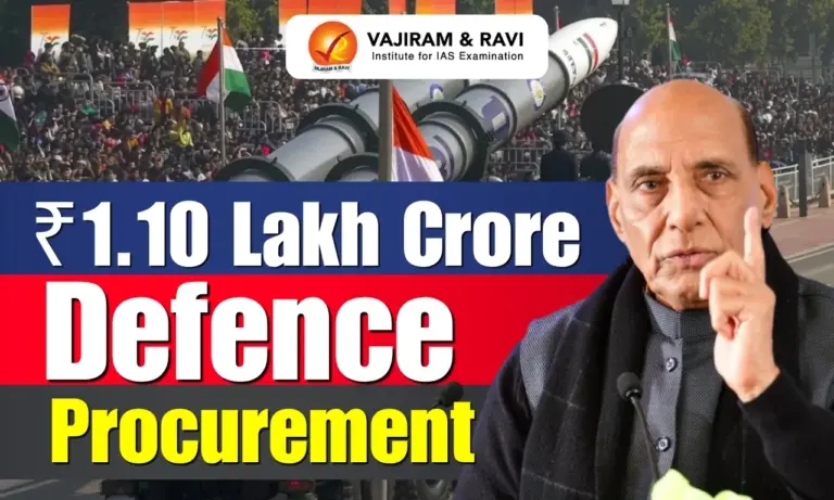 ₹1.10 Lakh Crore Defence Procurement
