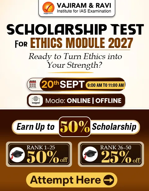 Ethics Scholarship side banner