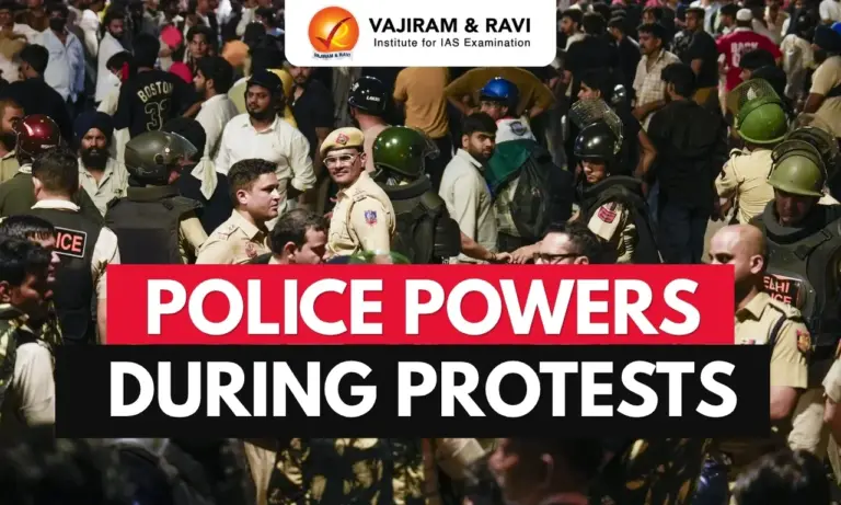 Police Powers During Protests in india