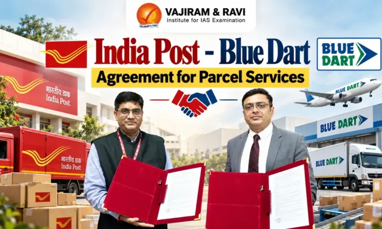 India Post Blue Dart Agreement for Parcel Services