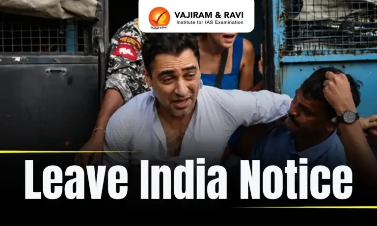 Leave India Notice