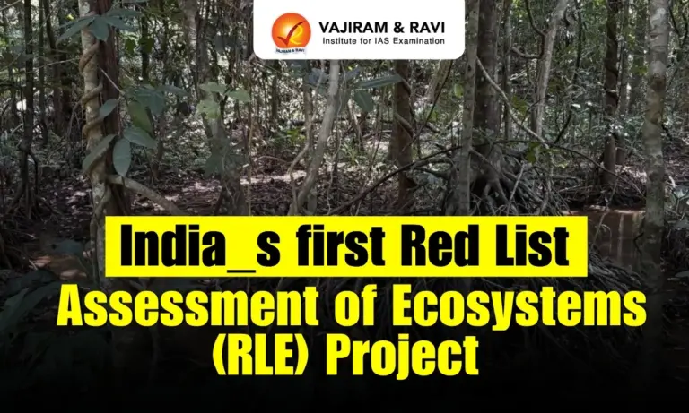 India's first Red List Assessment of Ecosystems (RLE) Project