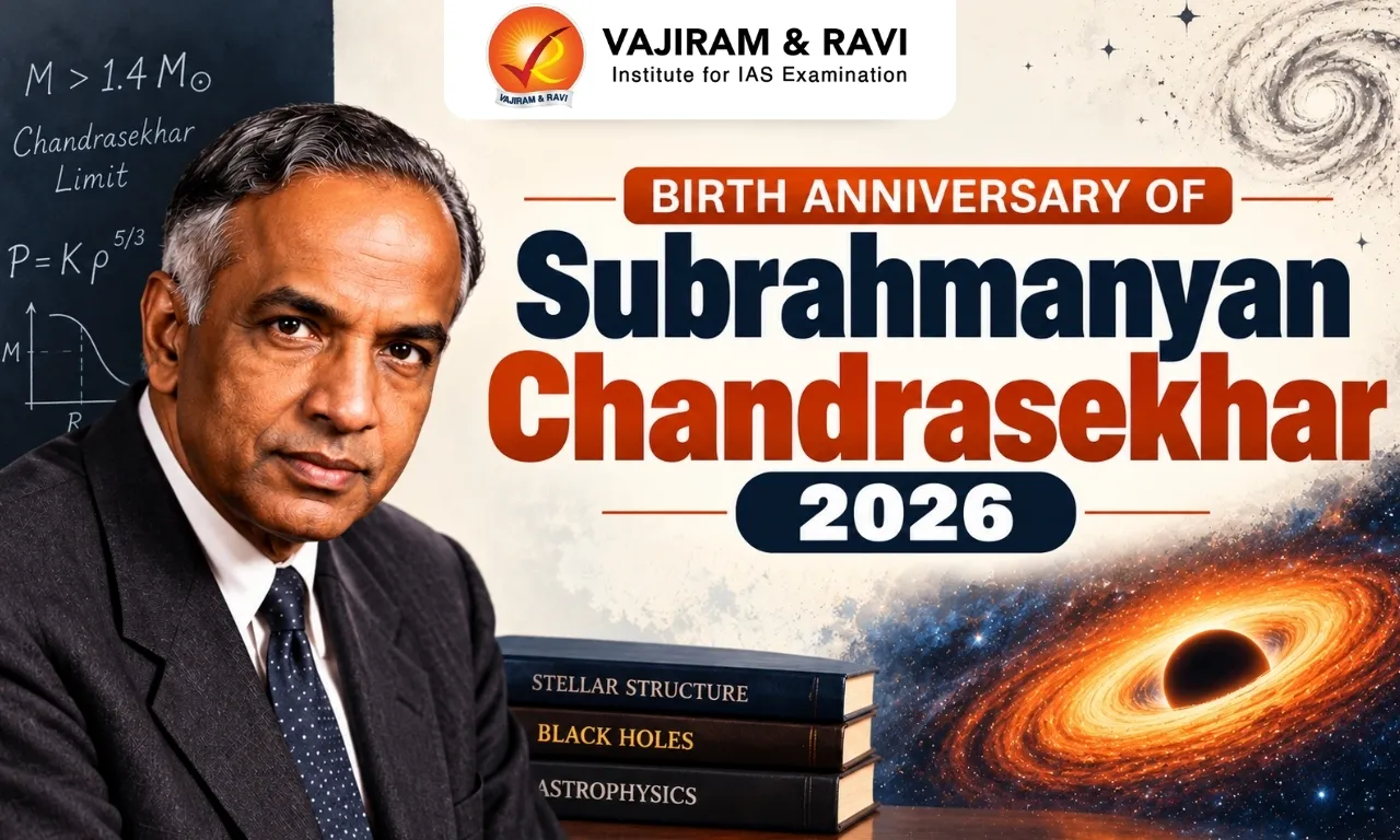 Birth Anniversary of Subrahmanyan Chandrasekhar 2026