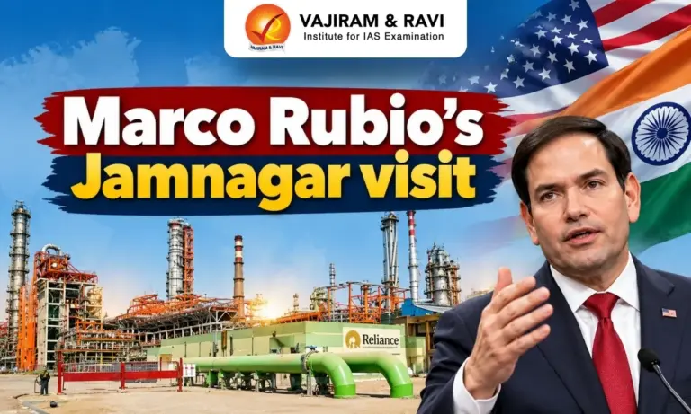 Marco Rubio’s Jamnagar Visit
