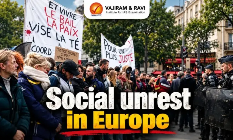 Social unrest in Europe