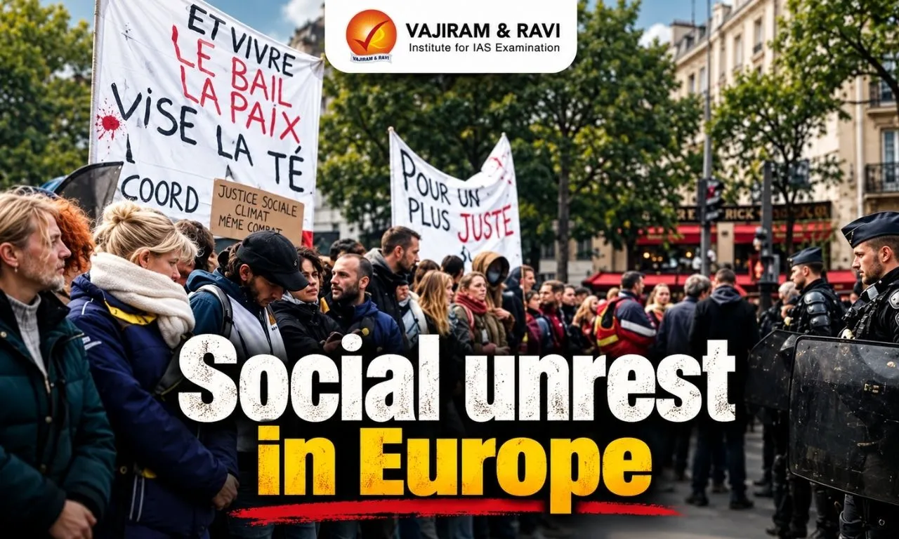 Social unrest in Europe