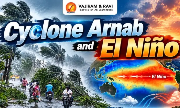 Cyclone Arnab and El Niño