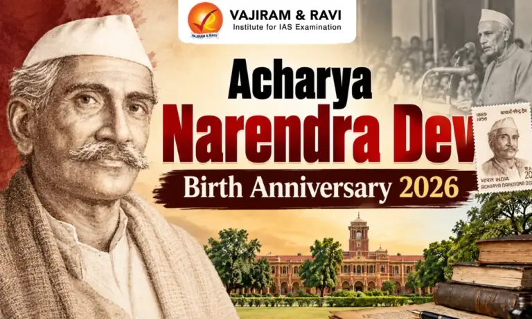 Acharya Narendra Dev Birth Anniversary