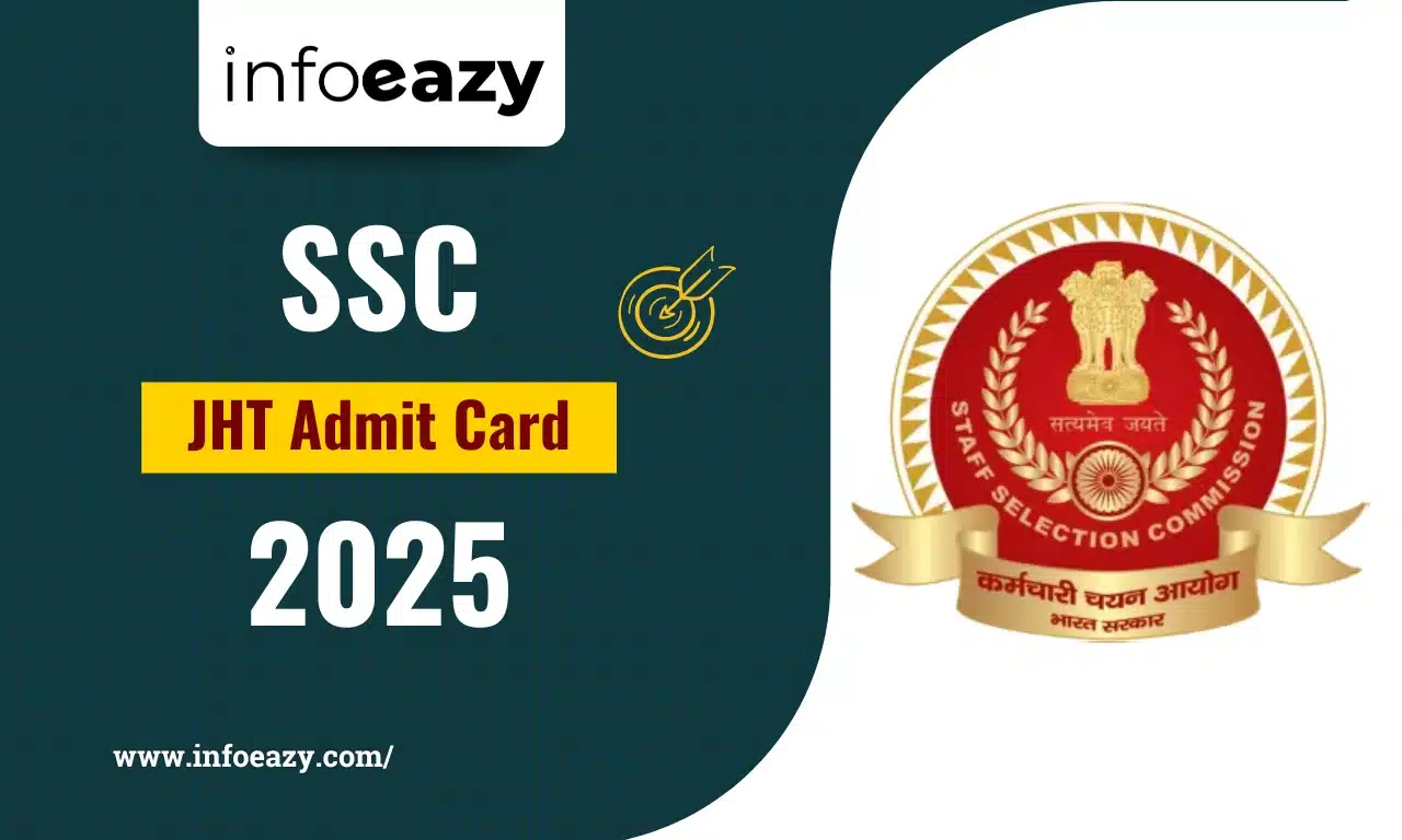 SSC JHT Admit Card