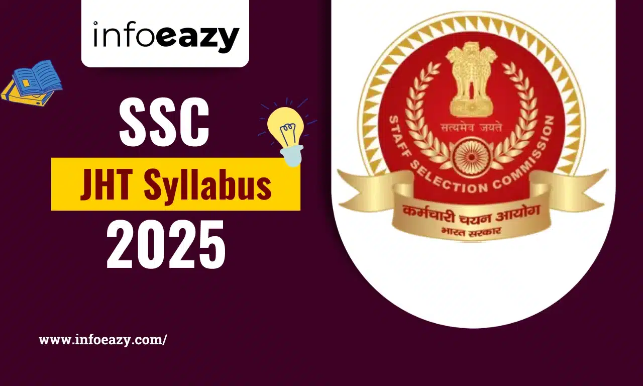 SSC JHT Syllabus