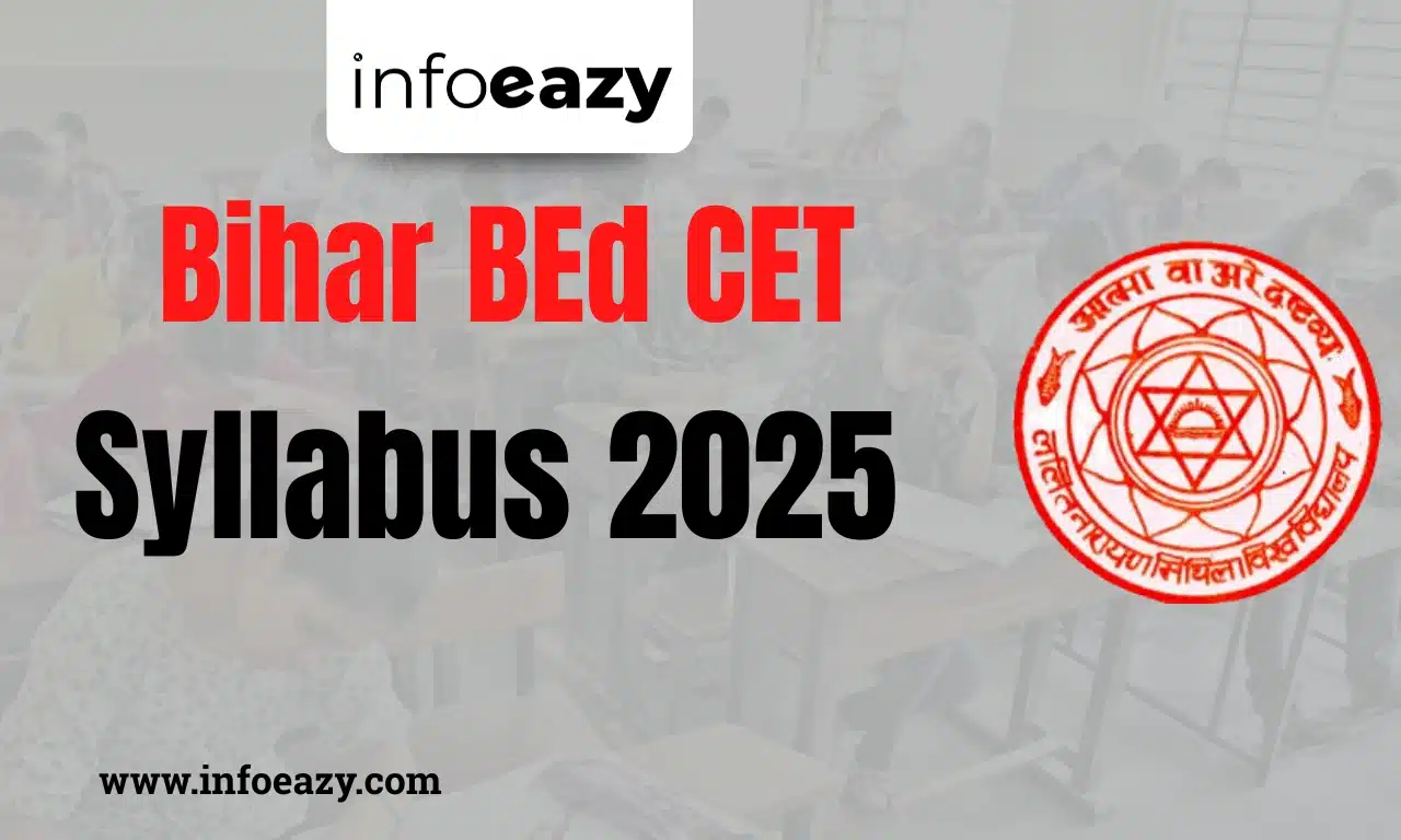 Bihar BEd CET Syllabus 2025