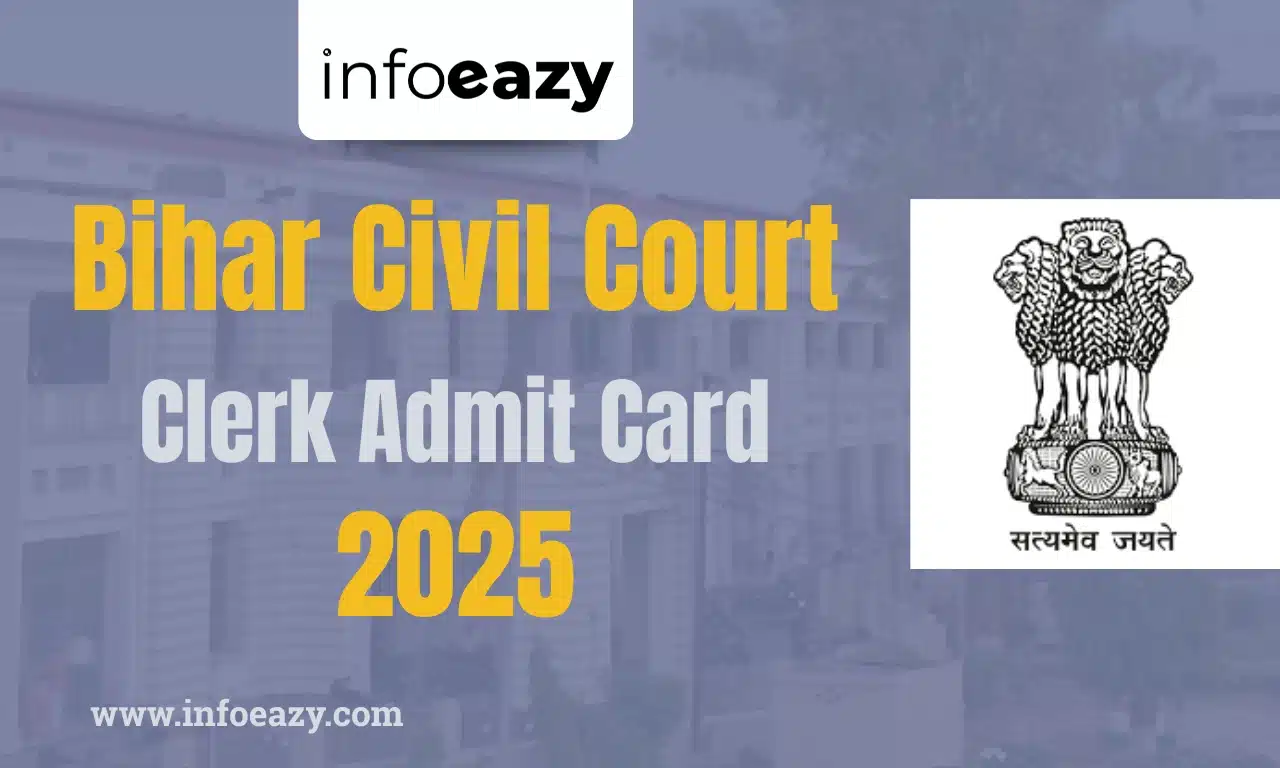 Bihar Civil Court Clerk Mains Admit Card