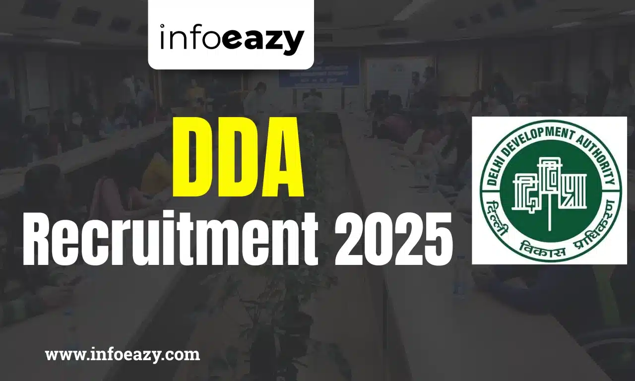 DDA Recruitment 2025