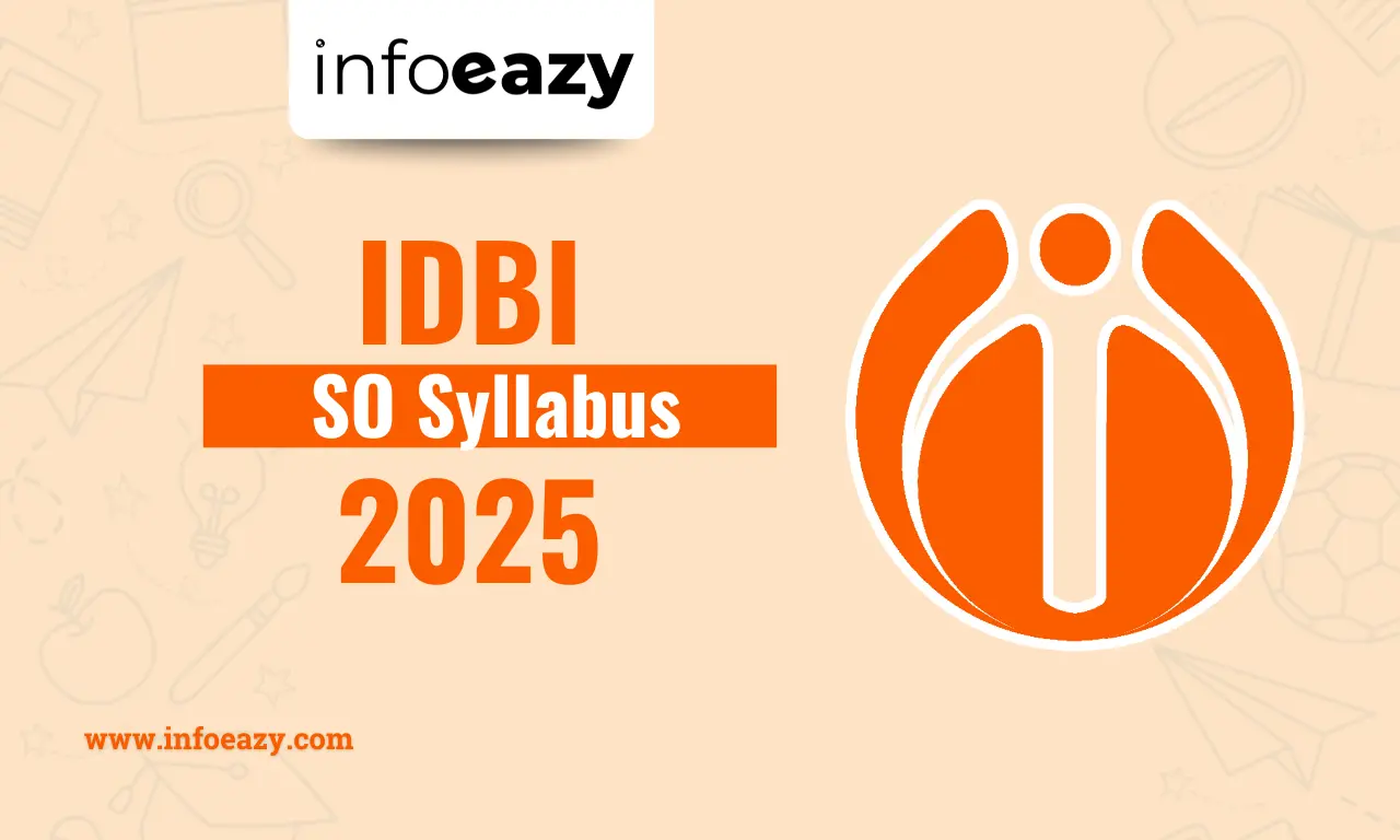 IDBI SO Syllabus 2025