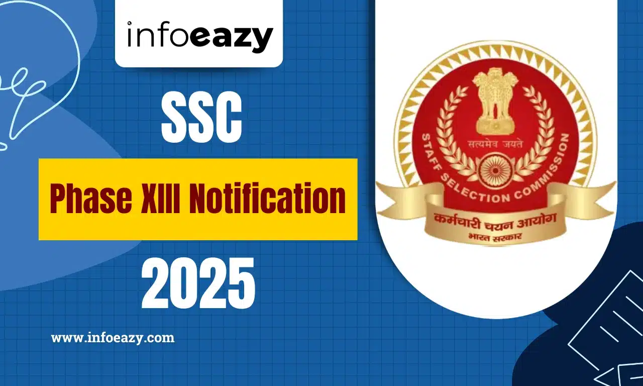 SSC Selection Post Phase 13 Notification 2025