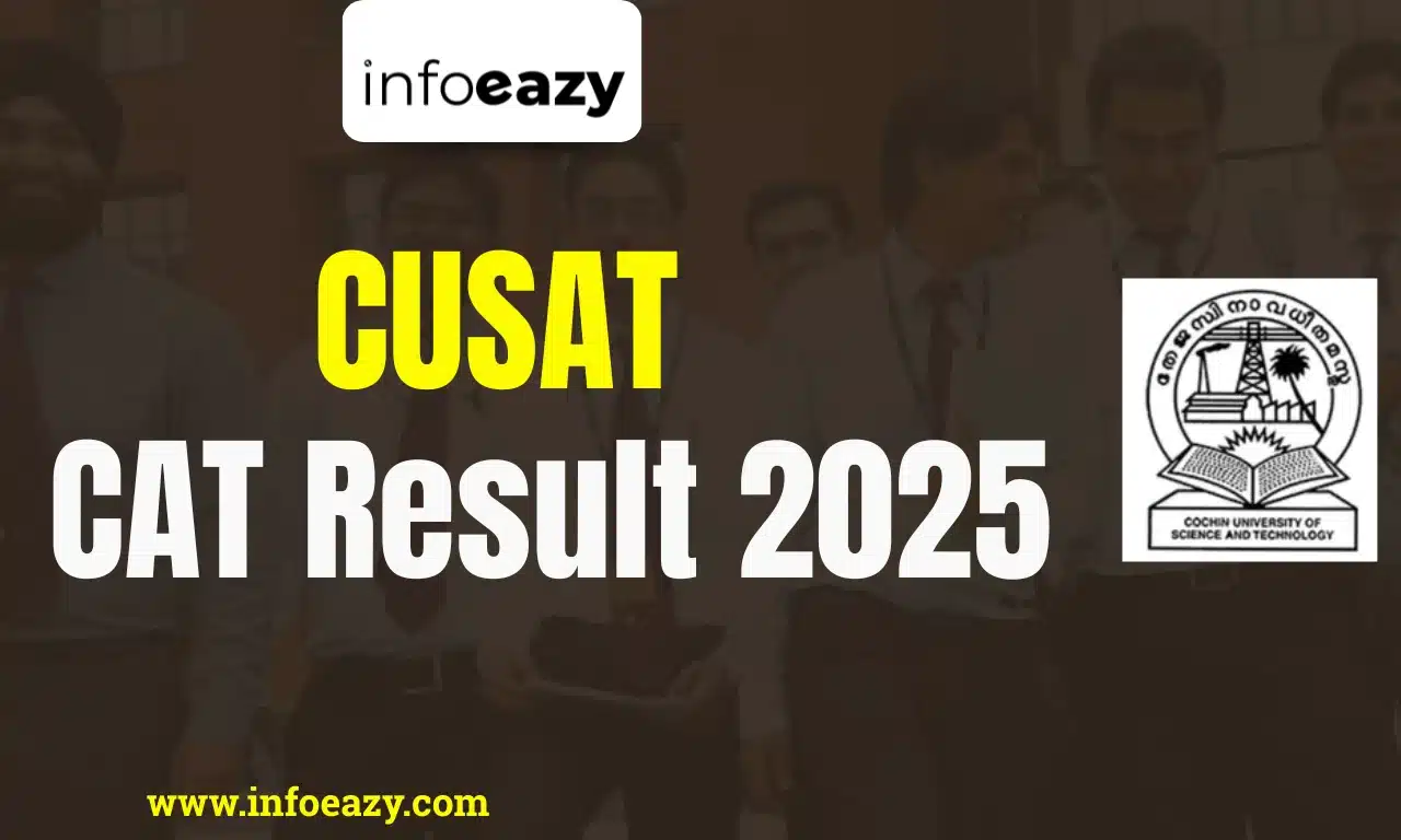 CUSAT CAT Result 2025