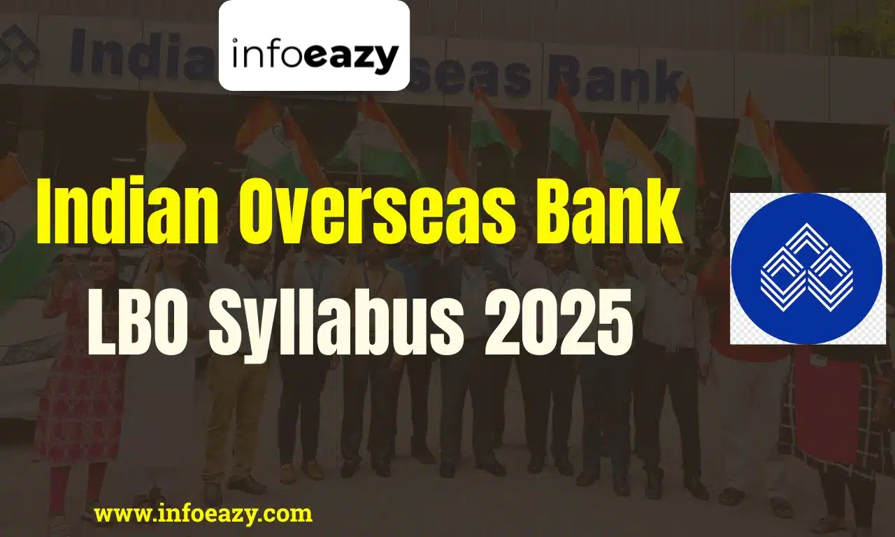 Indian Overseas Bank LBO Syllabus 2025