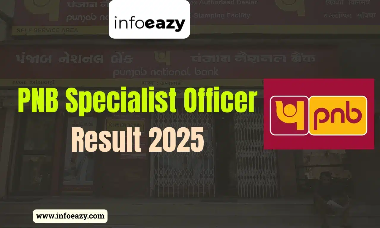 PNB Specialist Officer Result 2025