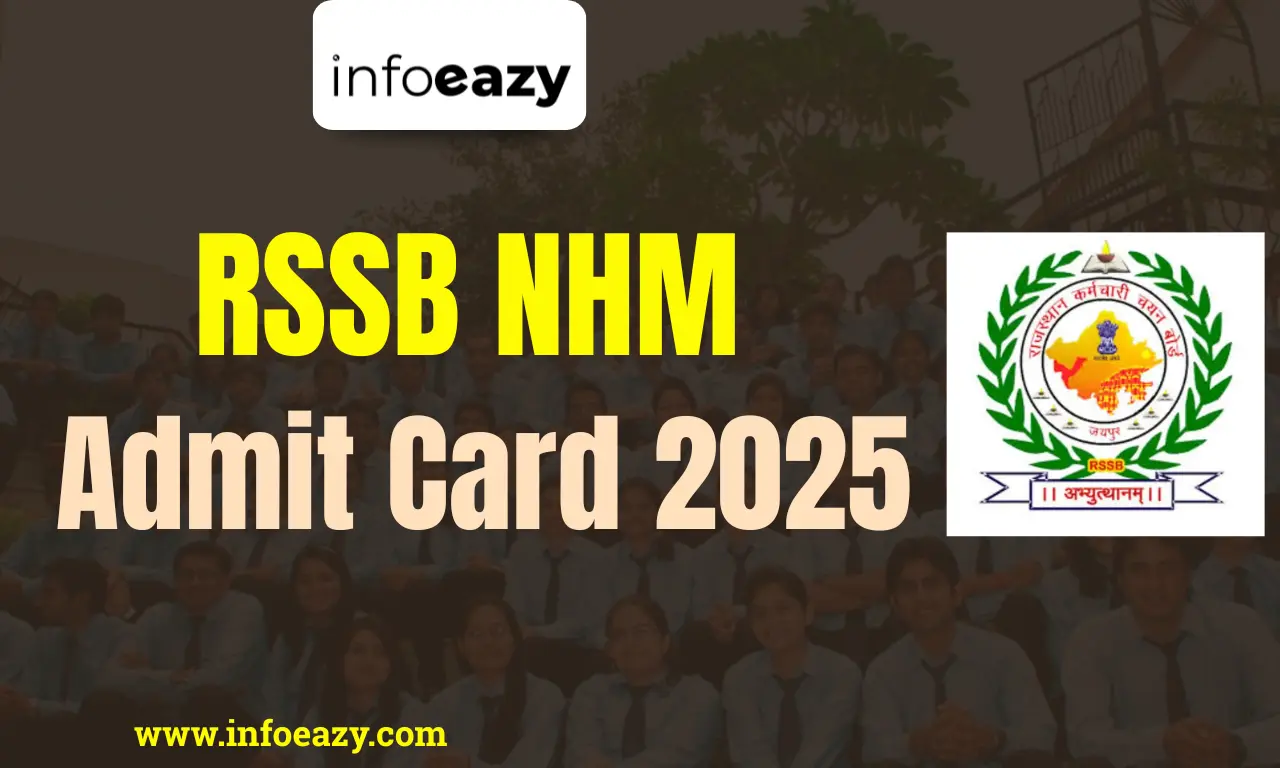 RSSB NHM Admit Card 2025