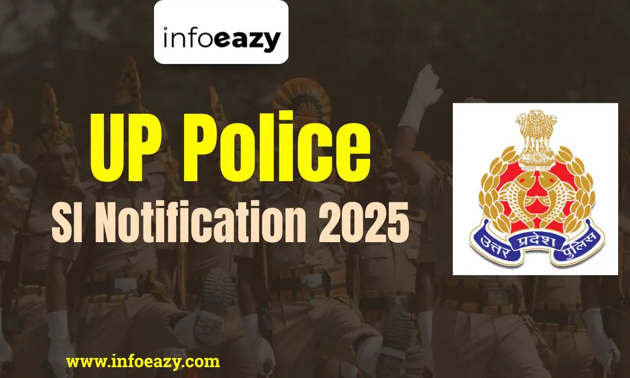 UP Police SI Notification 2025