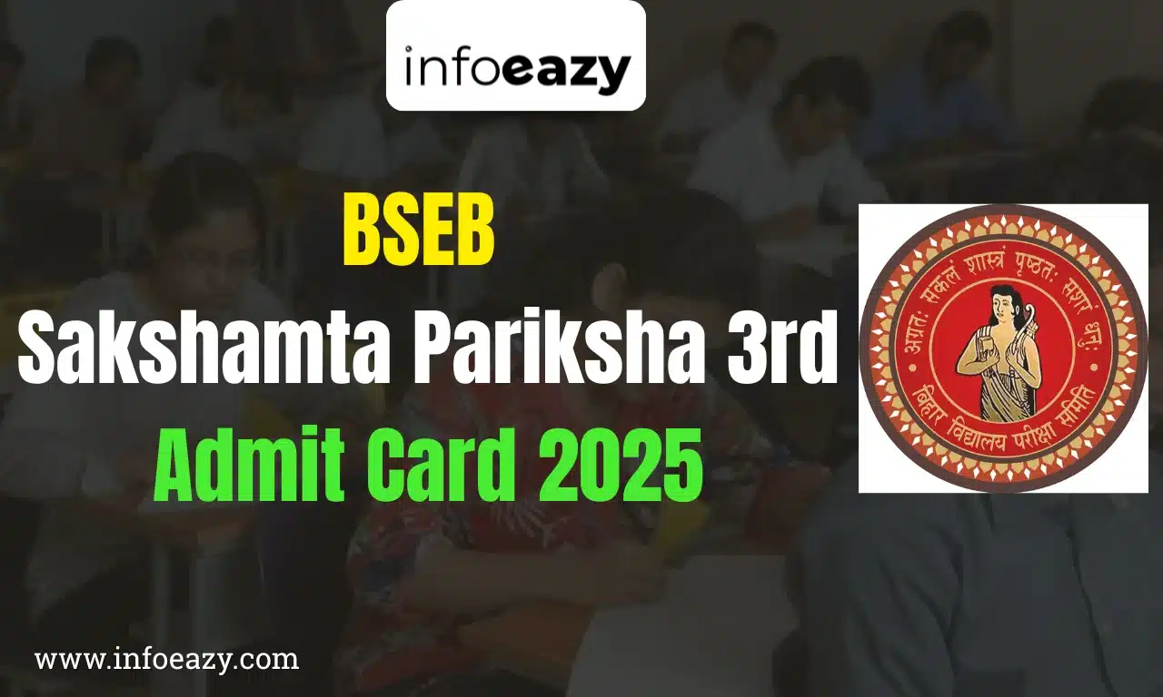 BSEB Sakshamta Pariksha 3rd Admit Card 2025