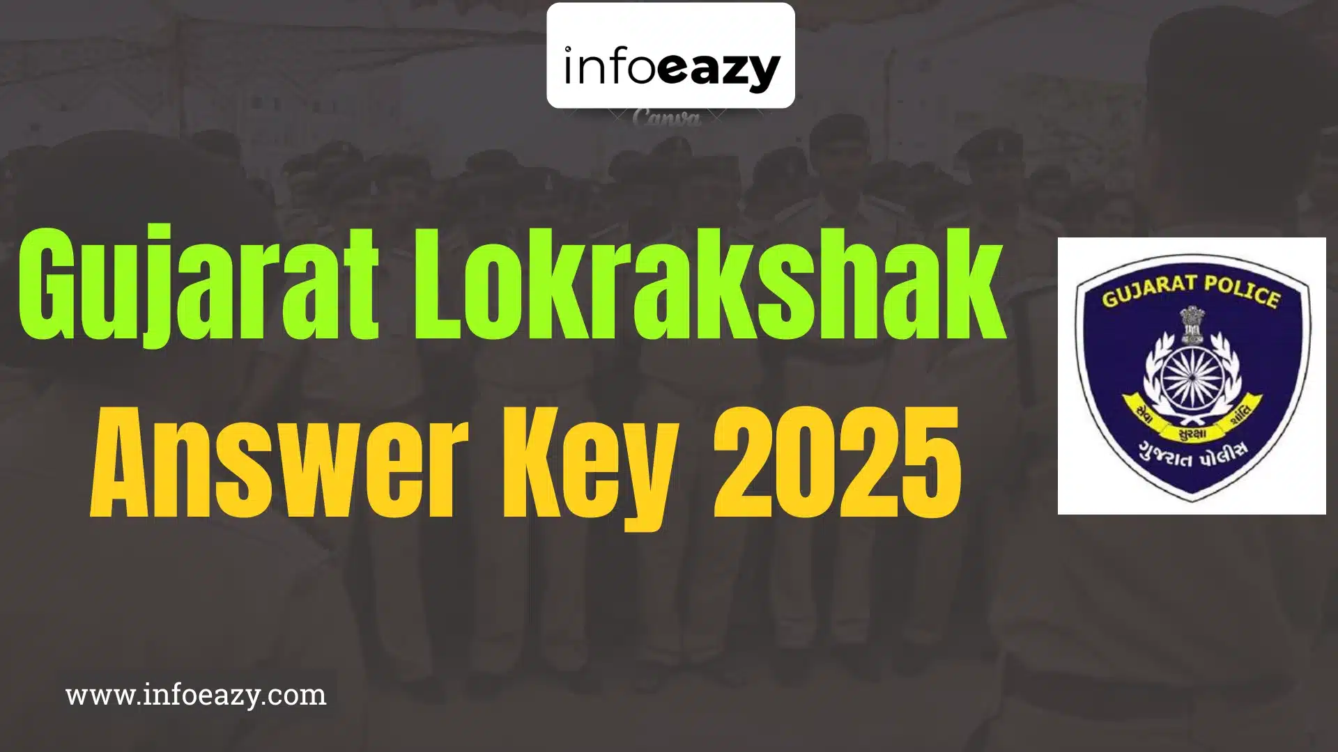 Gujarat Lokrakshak Final Answer Key 2025