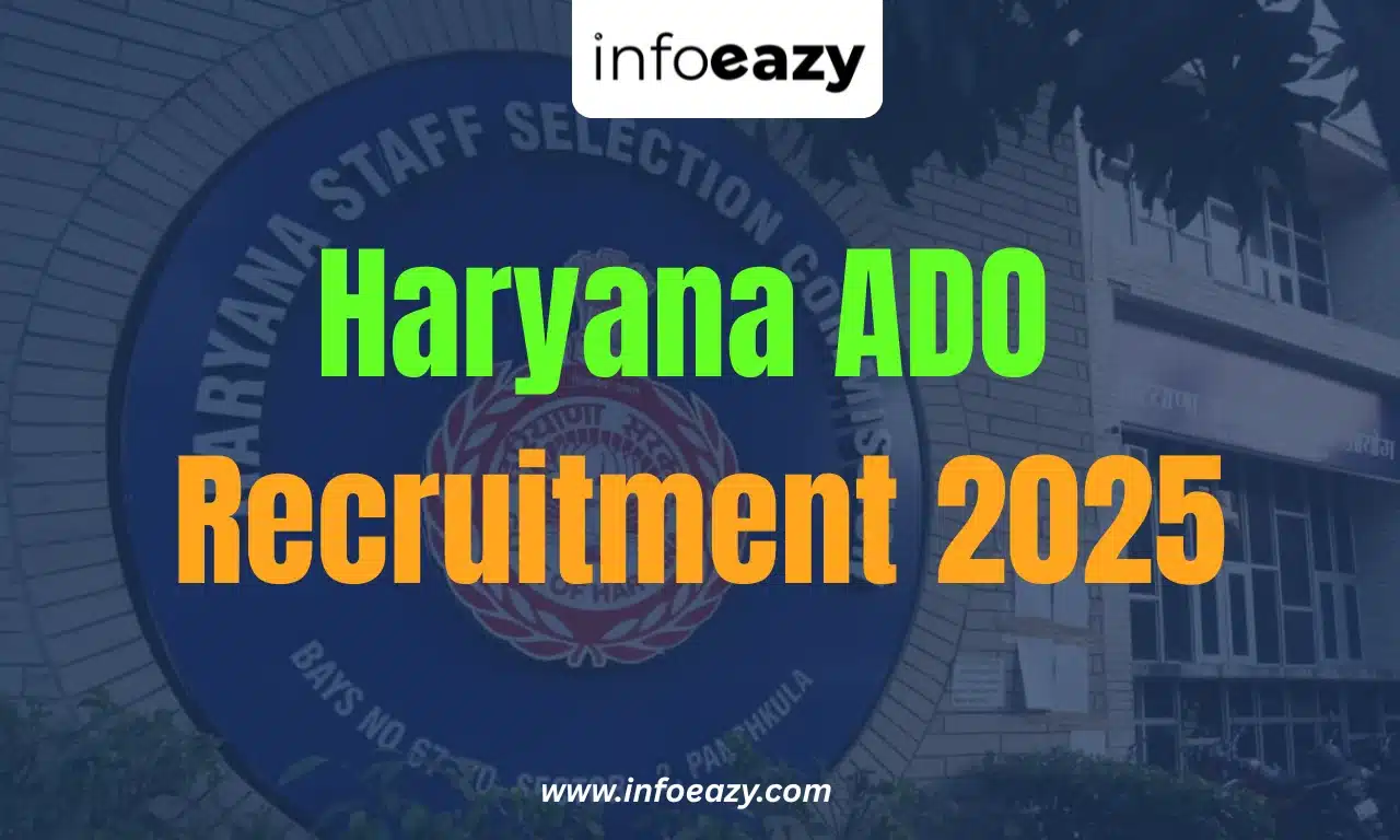 Haryana ADO Recruitment 2025