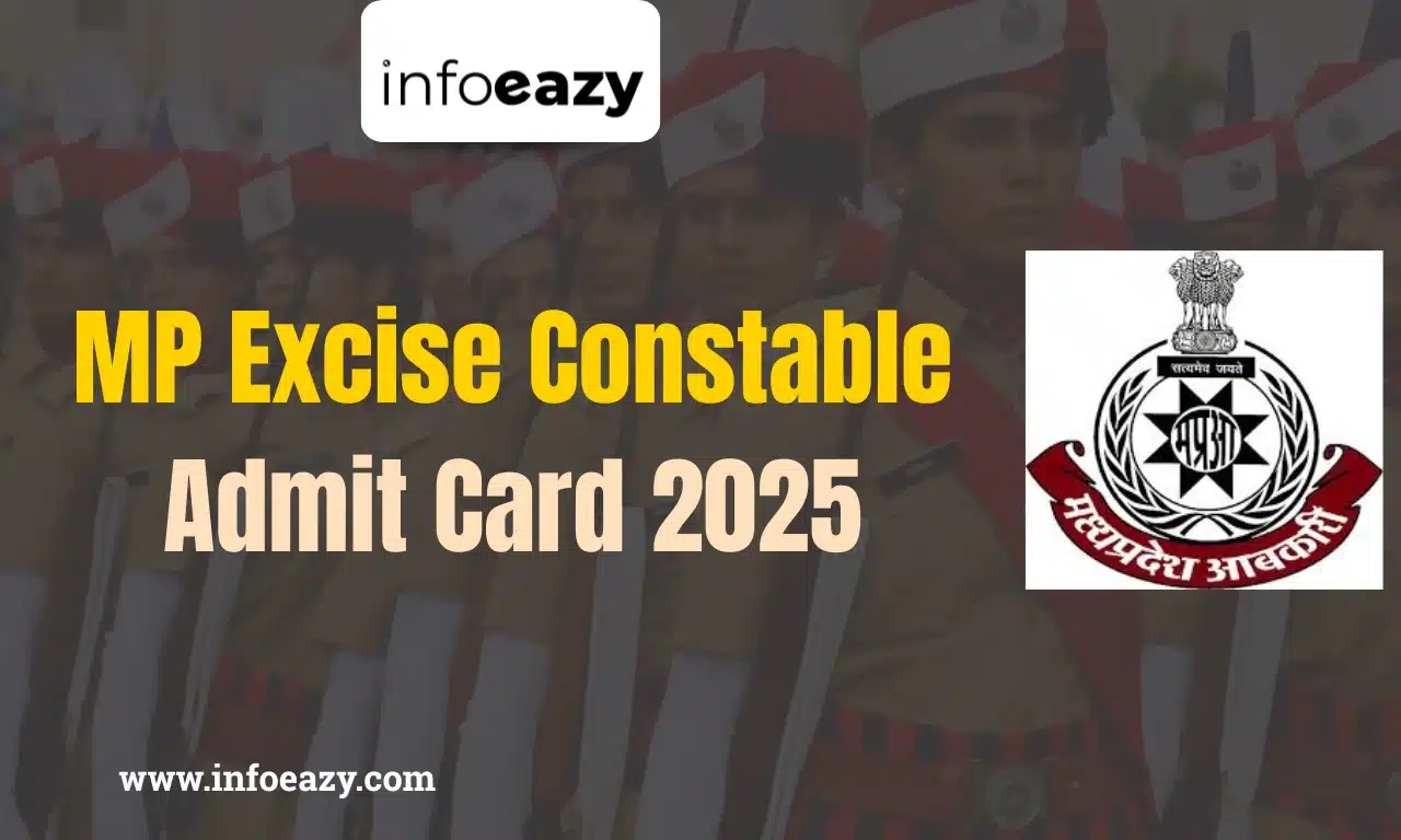 MP Excise Constable Admit Card 2025