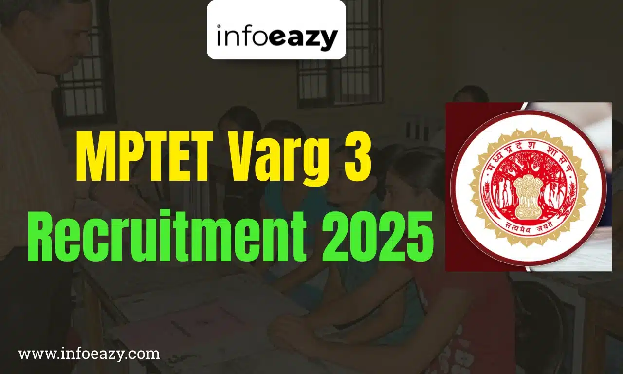 MPTET Varg 3 Recruitment 2025