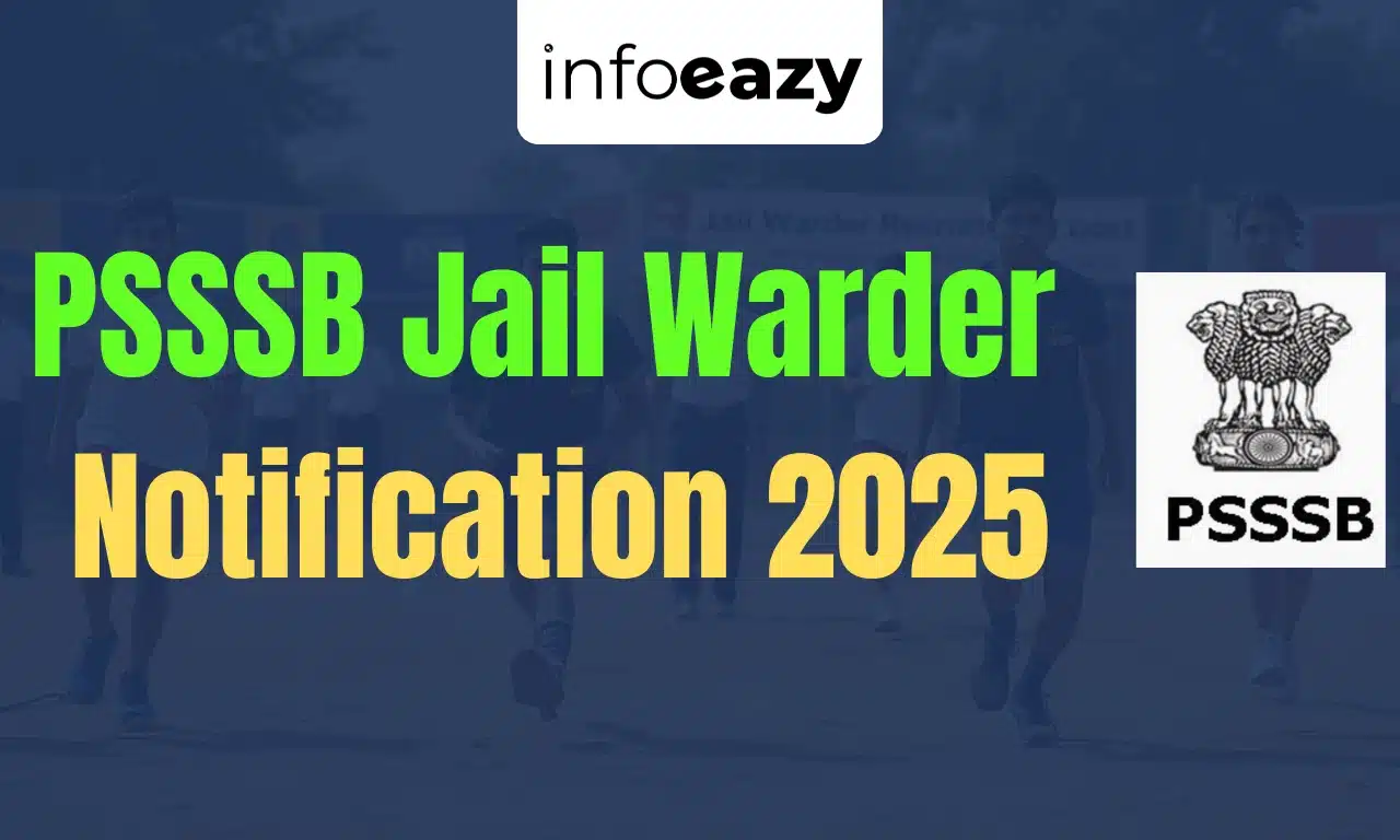 PSSSB Jail Warder Recruitment 2025