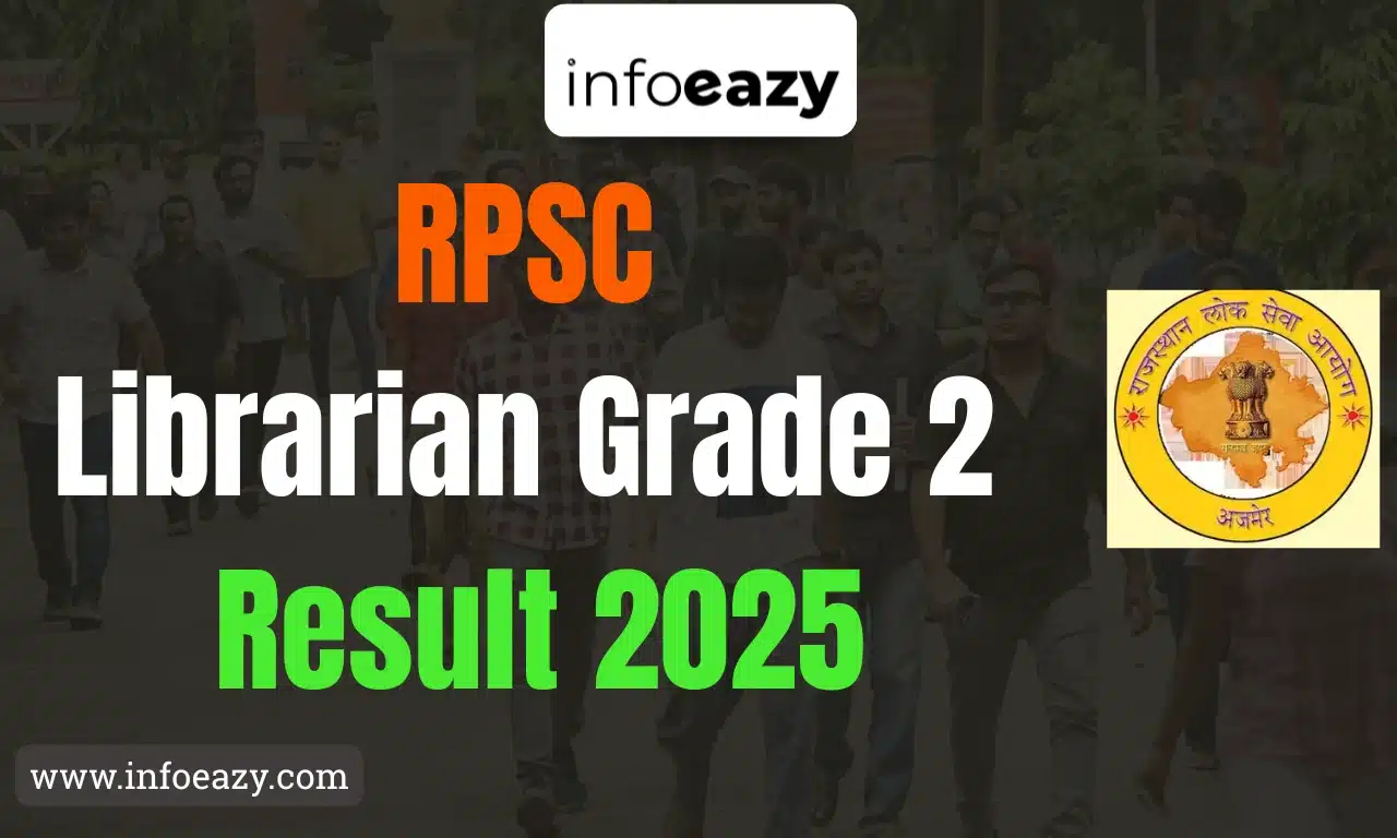 RPSC Librarian Grade 2 Result 2025