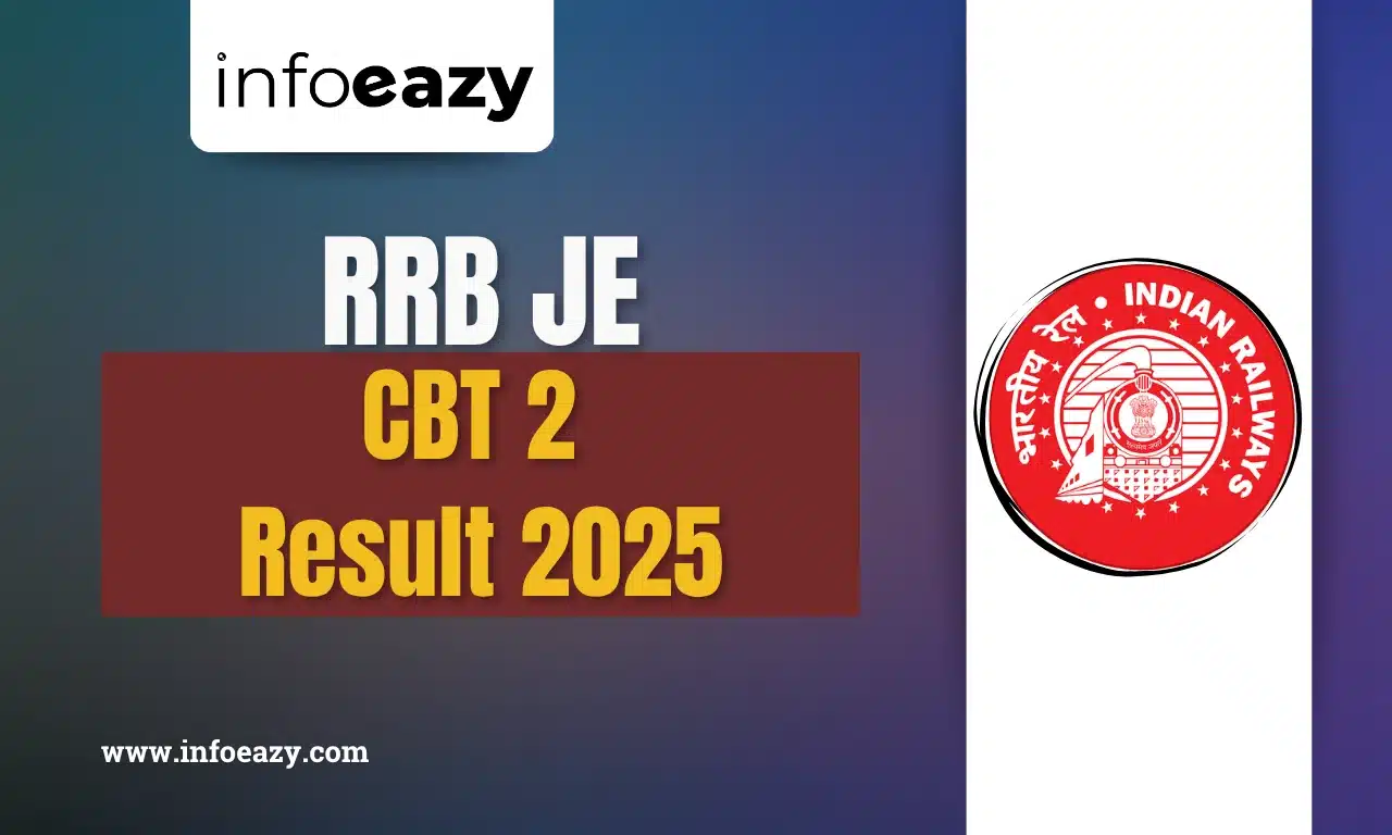 RRB JE CBT 2 Result 2025