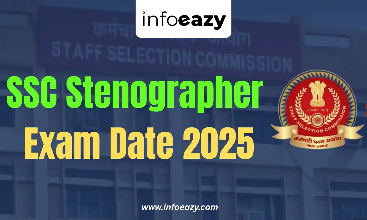 SSC Stenographer Exam Date 2025