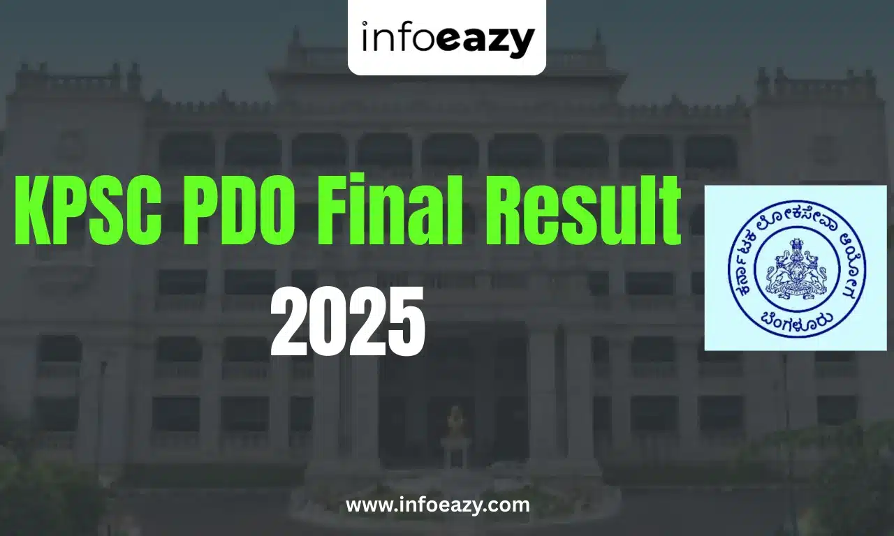 KPSC PDO Final Result 2025
